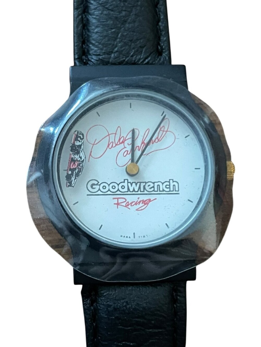 Dale Earnhardt Goodwrench Racing Watch Black Band Analog Promotional NASCAR